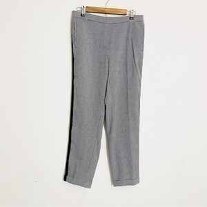 NWT MANGO Women Hi-Rise Pull On Pants Size Medium Pockets Preppy Career Office